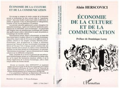 Emprunter Economie de la culture et de la communication. Éléments pour une analyse socio-économique de la cult livre