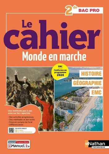 Emprunter Histoire-Géographie EMC 2de Bac Pro Le monde en marche livre