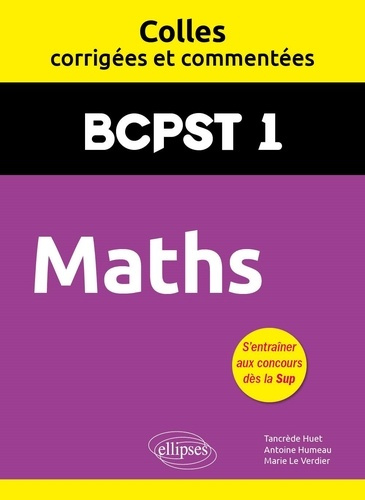 Emprunter Maths BCPST1 livre