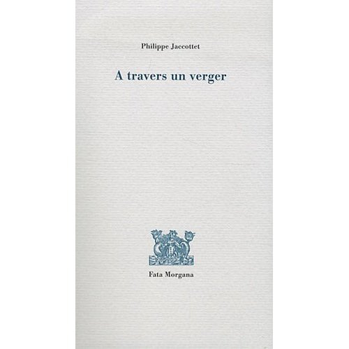 Emprunter A travers un verger livre