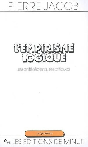 Emprunter L'Empirisme logique. Ses antécédents, ses critiques livre