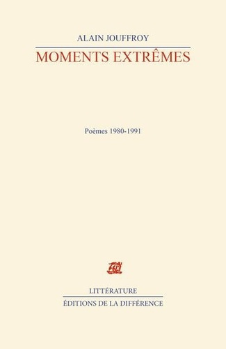 Emprunter Moments extrêmes. 1980-1991, poèmes livre