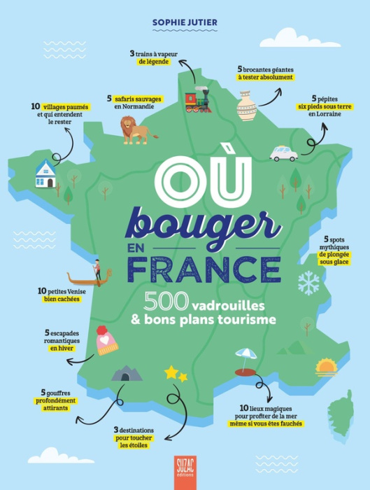 Emprunter Où bouger en France ? 500 vadrouilles & bons plans tourisme livre