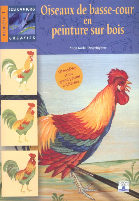Emprunter Oiseaux de basse-cour en peinture sur bois livre