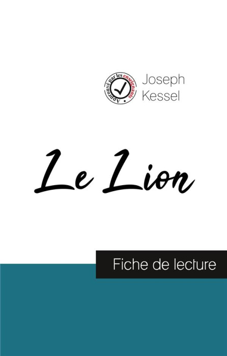 Emprunter Le lion. Fiche de lecture livre