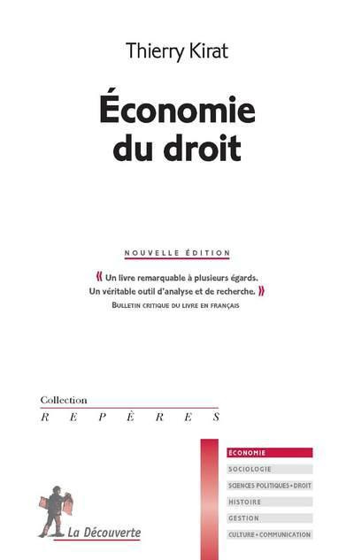Emprunter Economie du droit livre