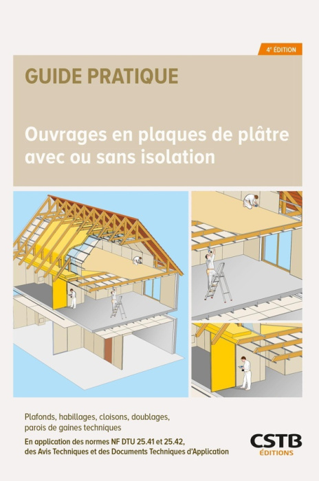 Emprunter Ouvrages en plaques de plâtre avec ou sans isolation. Plafonds, habillages, cloisons, doublages, par livre