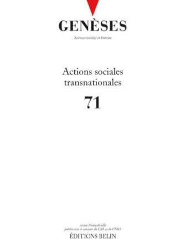 Emprunter Genèses n°71. Actions sociales transnationales livre