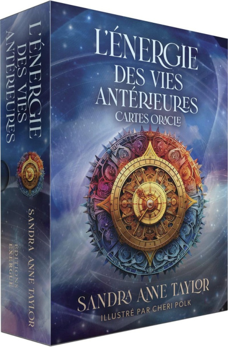 Emprunter L'énergie des vies antérieures. Cartes oracle livre