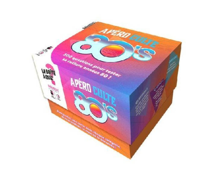 Emprunter LA BOITE APERO CULTE ANNEES 80 - 500 QUESTIONS POUR TESTER VOTRE CULTURE ANNEES 80 ! livre