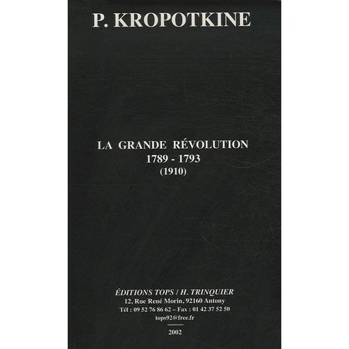 Emprunter La Grande Révolution. 1789-1793 livre