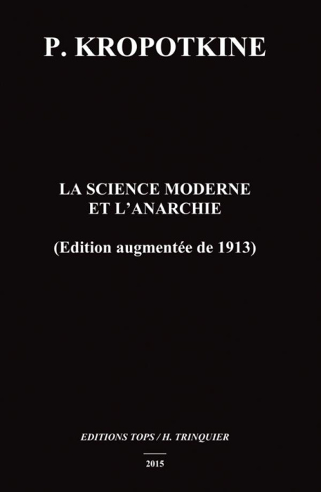 Emprunter La science moderne et l'anarchie livre