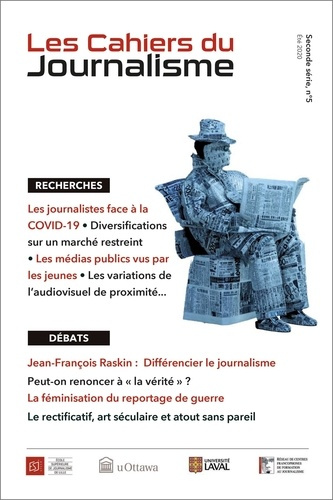 Emprunter Les Cahiers du Journalisme. Volume 2, Numéro 5 livre