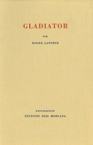 Emprunter GLADIATOR livre