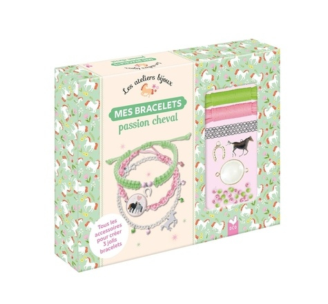 Emprunter Mes bracelets passion cheval. Coffret avec accessoires livre