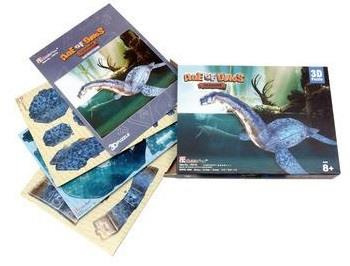 Emprunter Le plésiosaure et les grands reptiles aquatiques. Coffret Livre modèle 3D livre