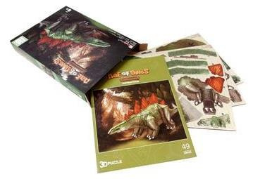 Emprunter Le stégosaure et les dinosaures herbivores. Coffret Livre modèle 3D livre