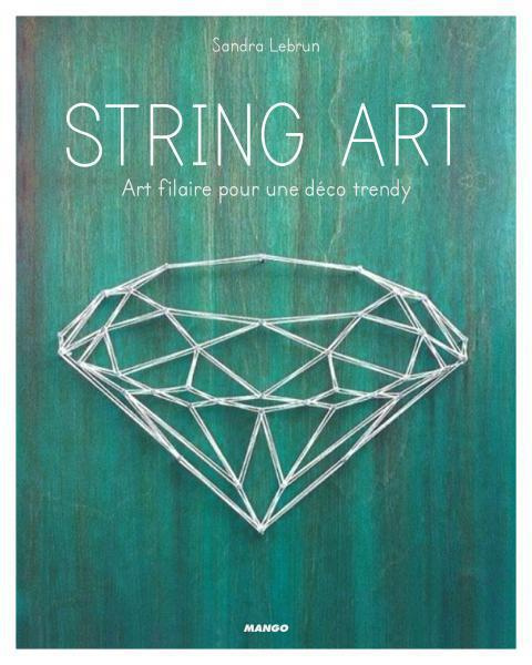 Emprunter String art. Art filaire pour une déco trendy livre