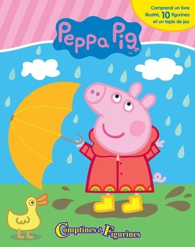Emprunter Peppa Pig. Avec 10 figurines et 1 tapis de jeu livre