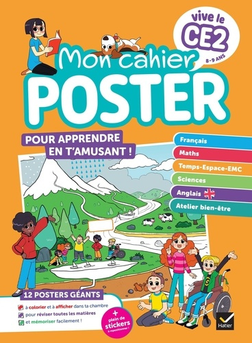 Emprunter Mon cahier poster Vive le CE2. 12 posters géants et plein de stickers à repositionner ! livre