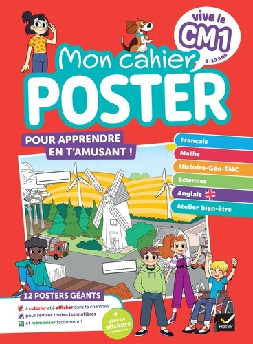 Emprunter Mon cahier poster Vive le CM1. 12 posters géants et plein de stickers à repositionner ! livre