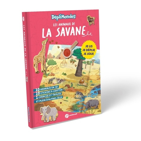 Emprunter Les animaux de la savane. Je lis, je déplie, je joue livre