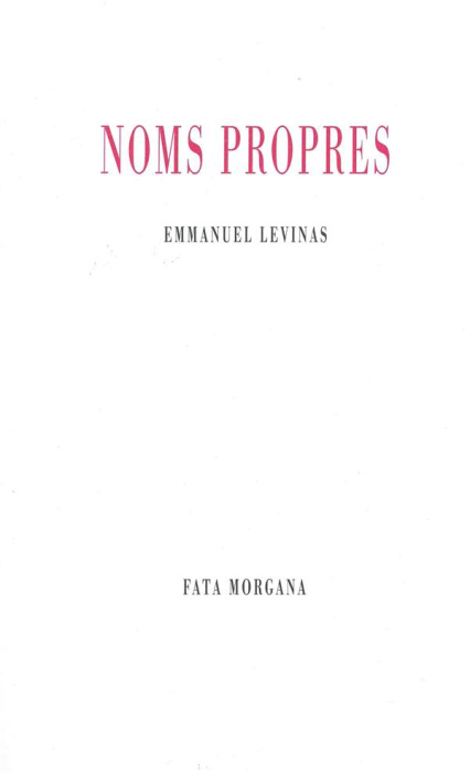 Emprunter Noms propres livre