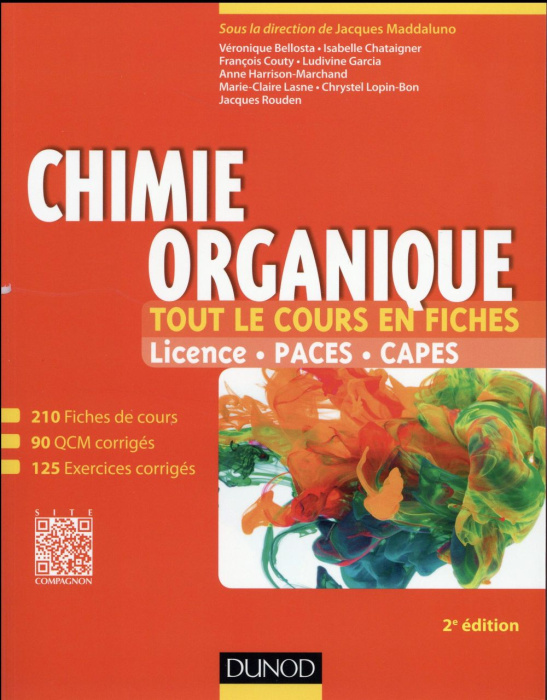 Emprunter Chimie organique. Tout le cours en fiches, 2e édition livre