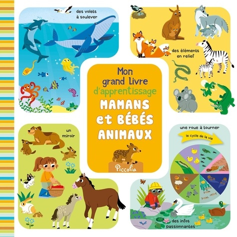 Emprunter Mamans et bébés animaux. Mon grand livre d'apprentissage livre