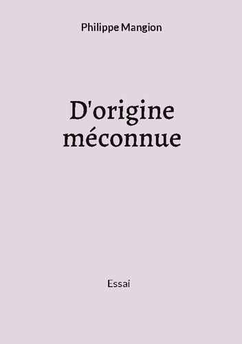 Emprunter D'origine méconnue livre