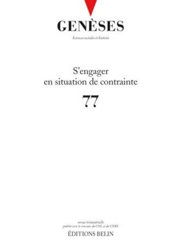 Emprunter Genèses n°77.<SPAN>S'engager en situation de contrainte</SPAN> livre