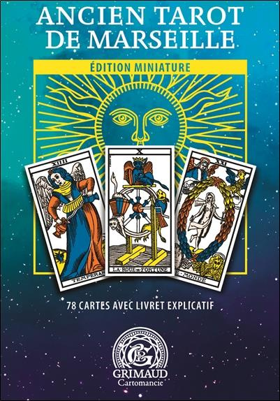Emprunter Ancien tarot de Marseille. 78 cartes et 1 livret explicatif. Edition miniature livre