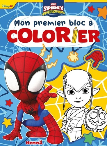 Emprunter Mon premier bloc à colorier Marvel Spidey et ses amis extraordinaires Spidey et Bouffon Vert livre