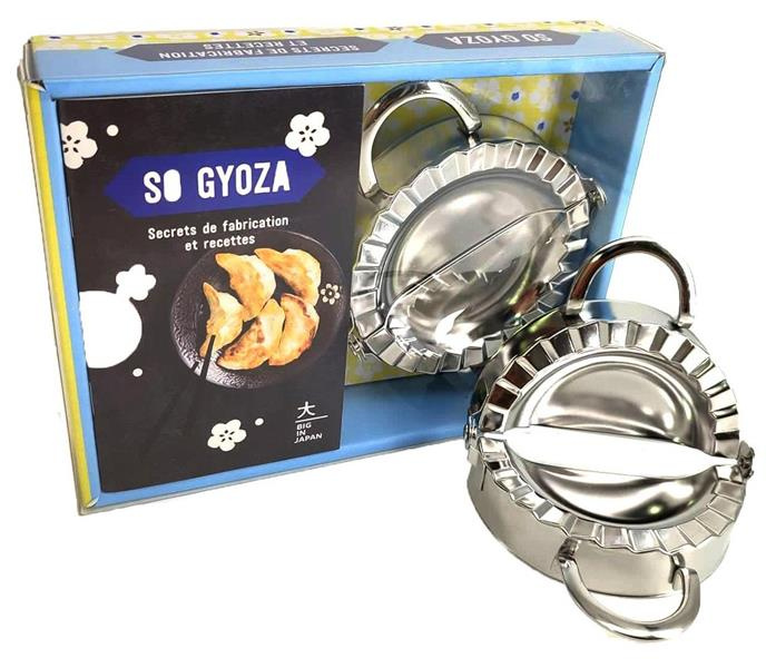 Emprunter Coffret So Gyoza. Secrets de fabrication et recettes. Avec un moule à gyosa en acier inoxydable livre