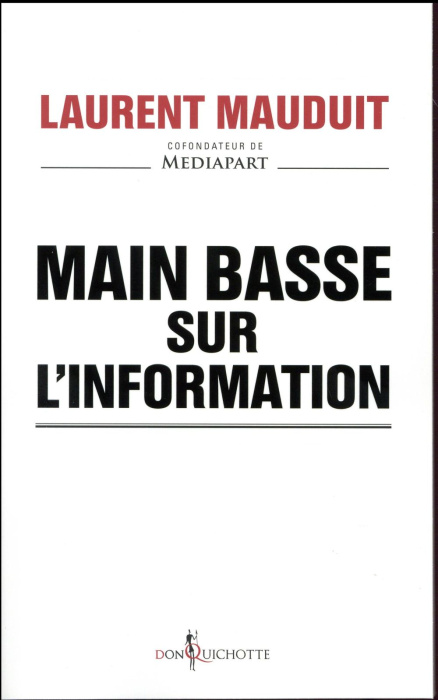 Emprunter Main basse sur l'information livre