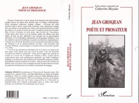 Emprunter Jean Grosjean, poète et prosateur. Actes du colloque de Besançon, janvier 1997 livre
