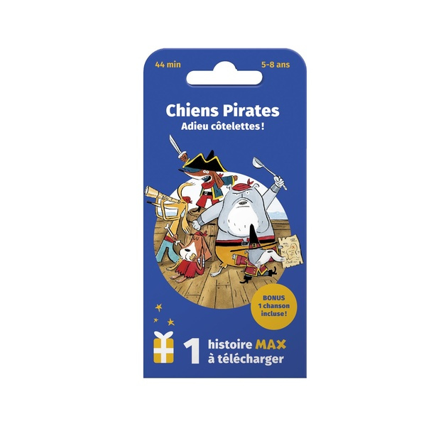 Emprunter MAX - CARTE CHIENS PIRATES - ADIEU COTELETTES ! - LA BOITE A HISTOIRES livre