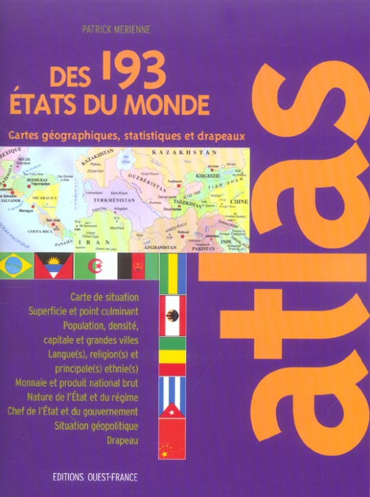 Emprunter Atlas des 193 Etats du monde. Statistiques et drapeaux livre