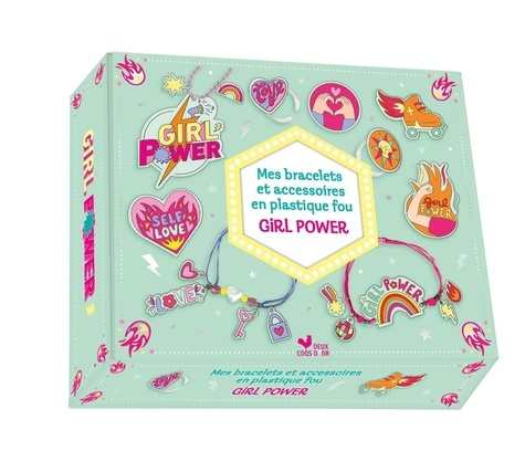 Emprunter Mes bracelets et accessoires en plastique fou Girl power. Coffret avec accessoires livre