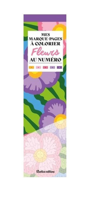 Emprunter Fleurs. Mes marque-pages à colorier au numéro livre