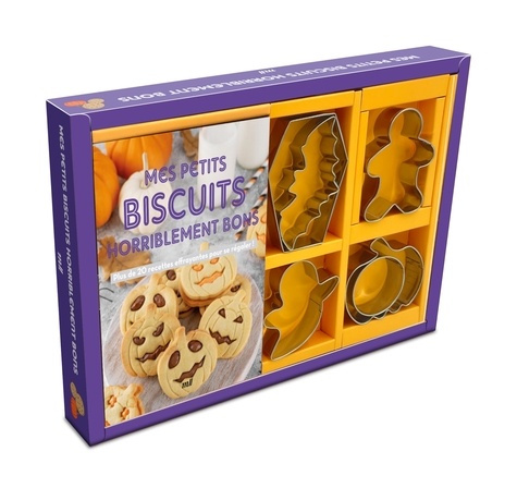 Emprunter Mes petits biscuits horriblement bons. Plus de 20 recettes effrayantes pour se régaler ! Coffret ave livre