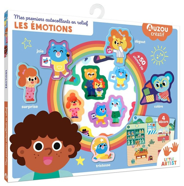 Emprunter MES PREMIERS AUTOCOLLANTS EN RELIEF - LES EMOTIONS livre