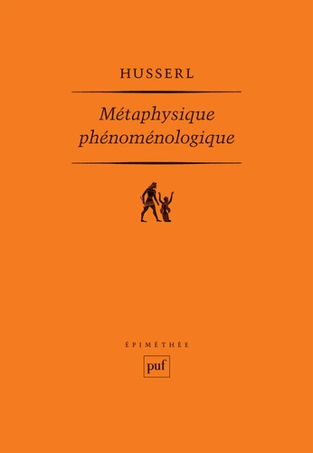 Emprunter Métaphysique phénoménologique. Manuscrits posthumes (1908-1935) livre