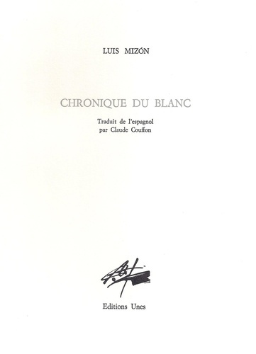 Emprunter Chronique du blanc livre