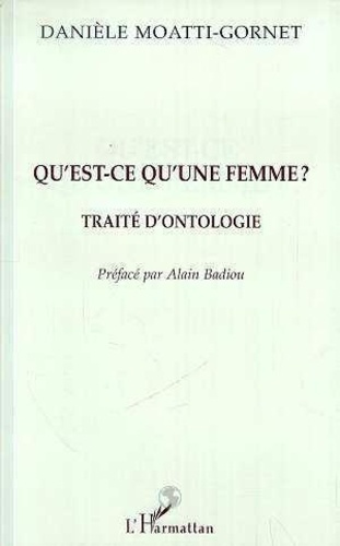 Emprunter Qu'est-ce qu'une femme ?. Traité d'ontologie livre