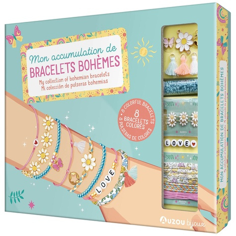 Emprunter Mon accumulation de bracelets bohèmes. 8 bracelets colorés livre