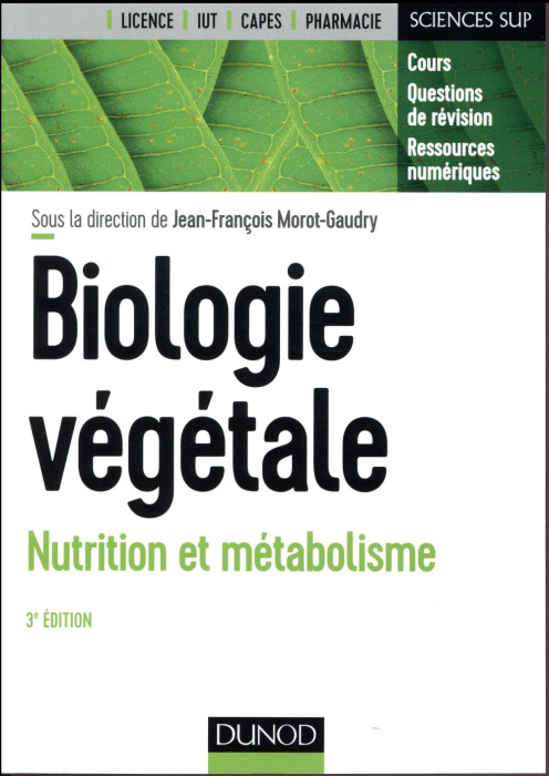 Emprunter Biologie végétale. Nutrition et métabolisme, 3e édition livre