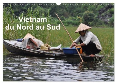 Emprunter Vietnam du Nord au Sud (Calendrier mural 2026 DIN A3 vertical), CALVENDO calendrier mensuel. Voyage livre