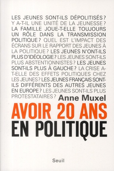 Emprunter Avoir 20 ans en politique. Les enfants du désenchantement livre