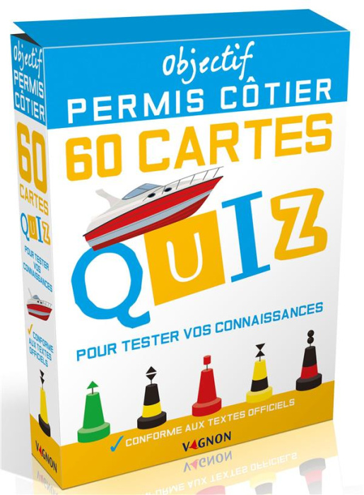 Emprunter Objectif permis côtier. 60 cartes quiz pour tester vos connaissances livre